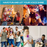 Wireless Microphone,Bluetooth Can Connect Many Devices With Speaker Rechargeable Portable Mic For Family Party