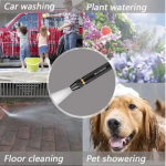 HIGH QUALITY WATER PRESSURE NOZZLE WASHING SPRAY NOZZLE GUN CAR SHOWER WATER SPRAY NOZZLE MULTIFUNCTION ADJUSTABLE WATER SPRAY GUN