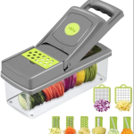 Multifunctional Vegetable Cutter Nicer Dicer Plus Salad Vegetable Fruit Cutter 12in1 Nicer Dicer Chooper Vegetable Cutter