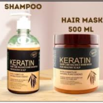 Pack Of 3 Iteams Keratin Hair Mask| Karatin Shampoo| Karatin Hair Serum