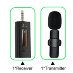 K35 Wireless MicroPhone 3.5MM JACK K35 Lavalier True Wireless Single Microphone