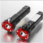 4 In 1 Versatile High Power Led Flashlight Focus Light Power Bank And Window Hammer 1200 MAh
