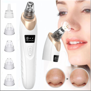 Upgraded Blackhead Remover Vacuum Facial Pore Cleaner Electric Acne Comedone Whitehead Extractor Tool 5 Probes For Women And Men