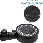 5 Modes Adjustable Shower Head High Pressure Water Saving Shower One-Key Stop Water Massage Shower Head For Bathroom Accessories