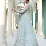 GORGEOUS BRIDAL DRESS: EMBROIDERED ICE-PISTA MAXI ELEGANCE