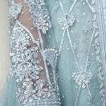 GORGEOUS BRIDAL DRESS: EMBROIDERED ICE-PISTA MAXI ELEGANCE