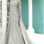 CLASSY BRIDAL WEAR: HAND-EMBELLISHED PISTA MAXI DRESS