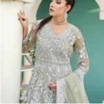 CLASSY BRIDAL WEAR: HAND-EMBELLISHED PISTA MAXI DRESS