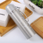 Imported Best Quality Mickey Mouse Sketched Stainless Steel Water Bottle BLUE COLOUR for Hot & Cold Water, Vacuum Flask for School Kids, Boys and Girls - 500ml.