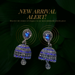 Sk-Jewellers Traditional Indian Jhumka Dangle Earrings for Women – Classic and Elegant Design, Multiple Colors – Perfect for Weddings, Festivals, and Special Occasions
