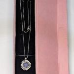 Sk-Jewellers Good Luck Gift 925 Sterling Silver CZ Sun Shaped Blue Evil Eye Necklace Pendant – Minimalist Handmade Necklace for Women – Protection & Prosperity Gift