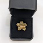 Sk-Jewellers Large Crystal Rhinestone Flower Adjustable Ring – Silver/Gold Fashion Jewelry – Stunning Floral Design, Multiple Color Options – Perfect Gift for Women