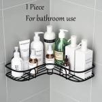 Bathroom & Kitchen Punch-Free Corner Shower Shelf